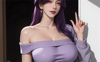 [291]精致AI绘画-完美世界-云曦-露肩毛衣-晚漫-共享AI国漫精致绘画AI高清视频
